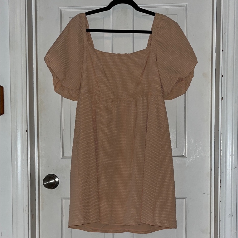 Elegant Creamsicle Orange Midi Dress